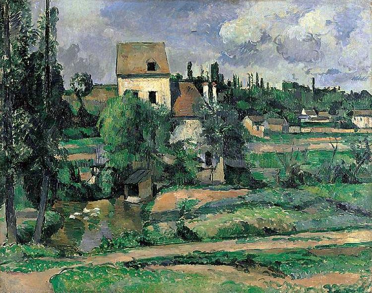 Paul Cezanne Le moulin sur la Couleuvre a Pontoise china oil painting image